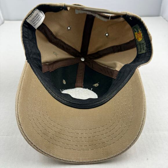 Bass Pro Shops Adjustable Hat Cap Khaki Green Fishing Outdoors - Picture 5 of 6